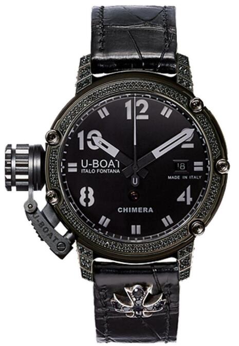 Replica U-BOAT Watch Chimera PVD Black Diamonds 7229